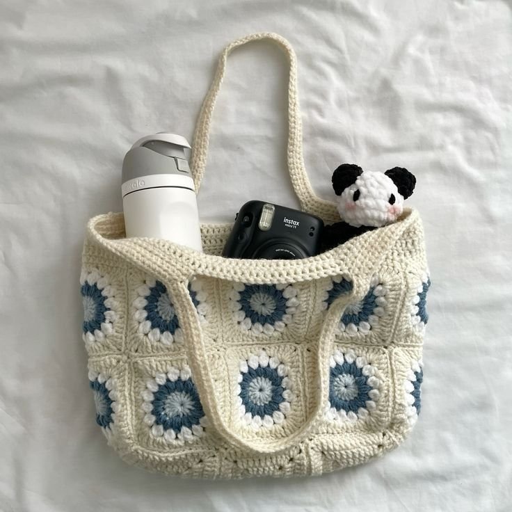 crochet handbag